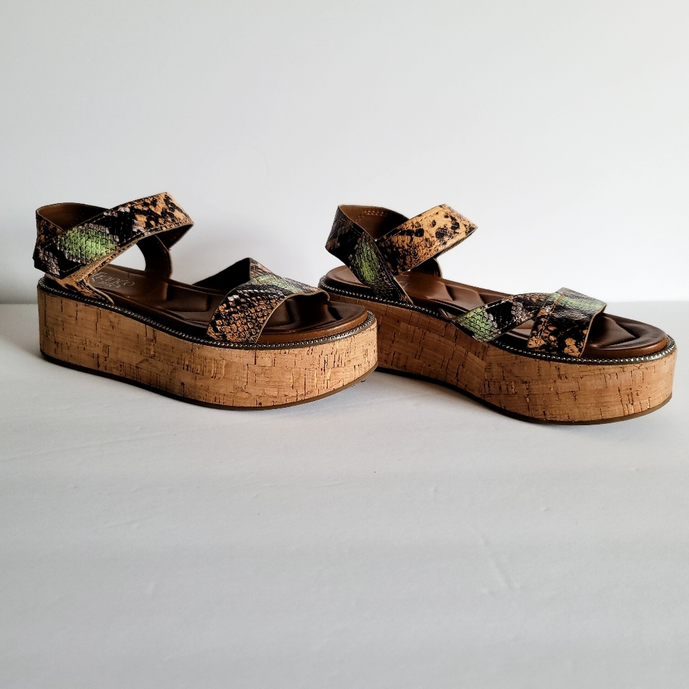 franco sarto platform sandals size 9